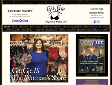 Tablet Screenshot of giegielingerie.com